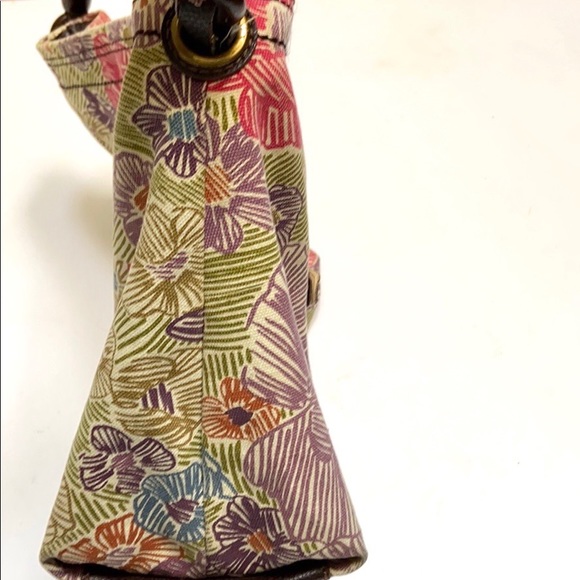 Fossil Floral Canvas Shoulder Bag - Picture 5 of 12